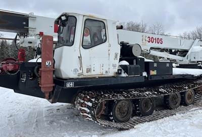 POWERTRAXX 18H 30-Ton Crane Truck - 2007 ELLIOTT 30105 Crane, 105ft Reach