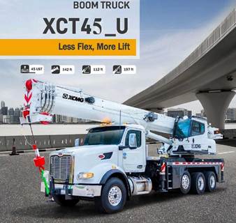 Peterbilt 567 45-Ton Crane Truck - 2026 XCMG XCT45U Crane, 12ft Reach, Autoshift