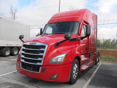 Freightliner CASCADIA 126 Sleeper Semi Truck - 72" Raised Roof Condo, Detroit 455HP, Automatic