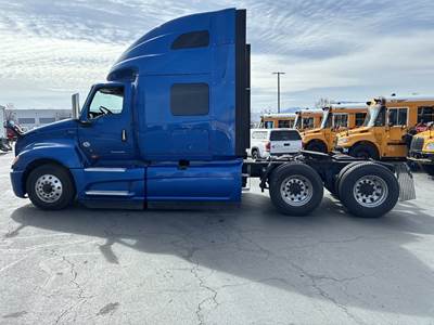 International LT625 Sleeper Semi Truck - 73" Sky Rise, Cummins 450HP, Automatic