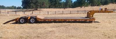 Murray Professional series lowboy trailer great condition, like cozad lowbed 40 Ton 8 Tire S cam brakes road ready