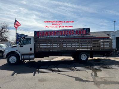 International MV607 Flatbed Truck