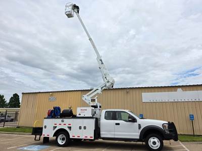 2019 Ford F-550 4x4 6.8 v10 ext cab bucket truck DURALIFT DTAXS39 44FT REACH