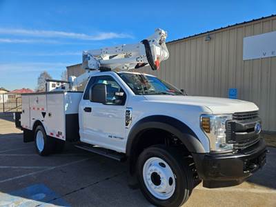 2019 Ford F550 ALTEC AT37G 42FT BUCKET TRUCK ALTEC AT37G 6.7 DIESEL TELESCOPING BUCKET TRUCK