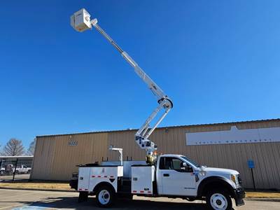 2017 Ford F550 ALTEC AT37G 4X4 42FT BUCKET TRUCK 6.7 POWERSTROKE CABLE REEL PULLER
