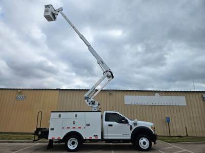 2017 Ford F550 AT37G 42FT TELESCOPING AND ARTICULATING 4X4 BUCKET TRUCK 6.7 POWERSTROKE