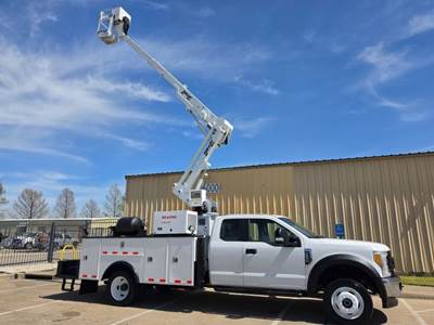 2017 Ford F550 TELESCOPING AND ARTICULATING BUCKET TRUCK DURALIFT DTAXS39 44FT REACH