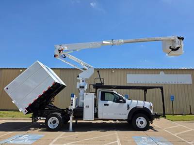 2018 Ford F550 4X4 ALTEC METRO FORESTRY DUMP ALTEC AT37G CHIPER BED 4X4 DIESEL