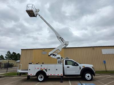 2018 Ford STAMM SIGN TRUCK F550 6.7 DIESEL 2 MAN BUCKET STAMM ATR45N 50FT REACH
