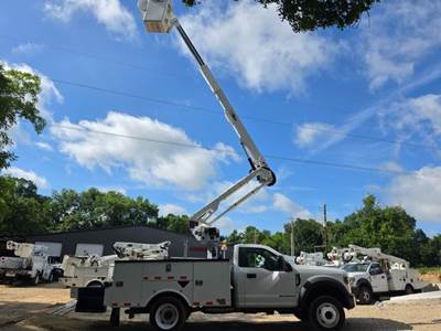 2019 Ford F550 TELESCOPING AND ARTICULATING BUCKET TRUCK ALTEC AT40G 4X4 TURBO DIESEL