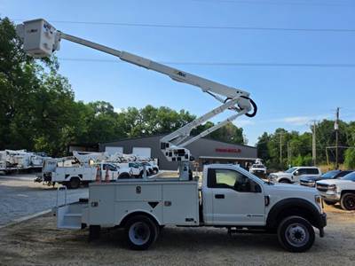 2021 Ford F550 altec at40g 45ft bucket truck 6.7 diesel shortbed 45ft altec
