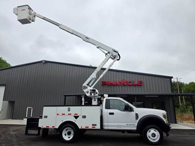 2018 Ford F550 4X4 45FT ETI BUCKET TRUCK ALTEC AT40G 45FT TELESCOPING WITH INVERTOR