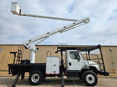 2016 Freightliner FLATBED ALTEC LRV56 FORESTRY 61 FT REAR MOUNT 4X4 FLATBED FORESTRY UNIT