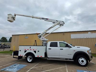 2019 RAM 5500 4x4 BUCKET TRUCK HI-RANGER TL40 6.7 CUMMINS HI-RANGER LT40 45FT