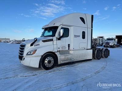Freightliner Cascadia 126 Sleeper Semi Truck - 72" Raised Roof Sleeper, Detroit 505HP, 12 Speed Dt12 Automatic