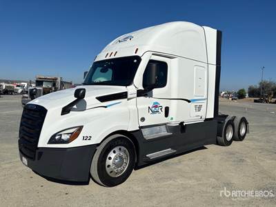 Freightliner Cascadia 126 Sleeper Semi Truck - 72" Raised Roof Sleeper, Detroit 475HP, 12 Speed Dt12 Automatic
