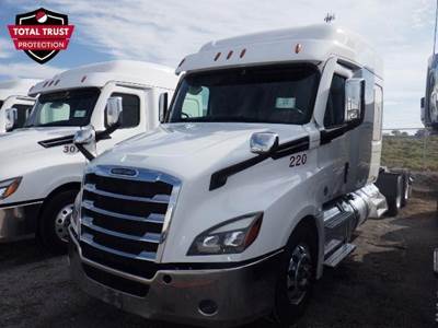 Freightliner Cascadia 126 Sleeper Semi Truck - 72" Mid Roof Sleeper, Cummins 500HP, 13 Speed Manual