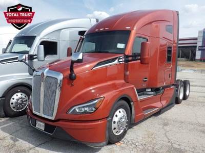 Kenworth T680 Sleeper Semi Truck - 76" Raised Roof Sleeper, Cummins 500HP, 12 Speed Endurant Automatic