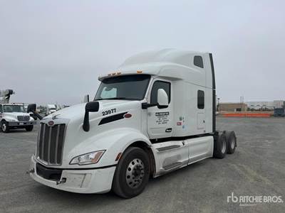 Peterbilt 579 Sleeper Semi Truck - 80" Raised Roof Sleeper, Cummins 500HP, 12 Speed Endurant Automatic