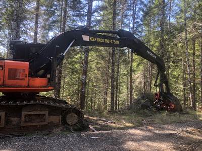 2012 Hitachi ZX240 Logging Processor - Waratah HTH623C Processor