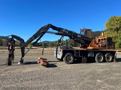 1974 Prentice 600B Log Loader on Pierce Carrier