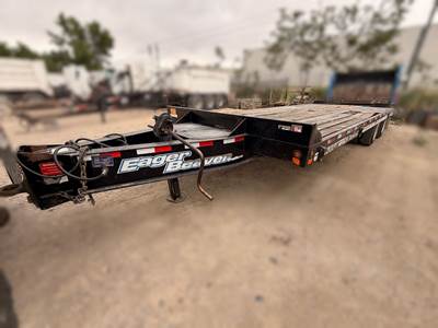 Eager Beaver dual Axle heavy duty equipment trailer 24Ton GVWR 48,818 lb