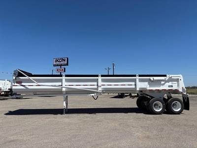 EXA 38 ft End Dump Trailer - Tandem Axle, Steel, Spring