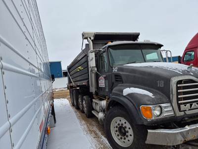 2007 Mack Granite CV713 Granite Dump Truck Quad Axle