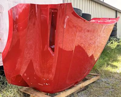 New Red Freightliner Cascadia 126 P4 4TH Gen Hood Shell, Part # A17-20392-006