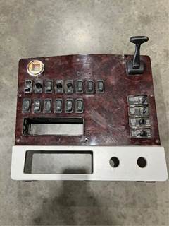 Freightliner 122SD Dash Control / Switch Panel, Woodgrain
