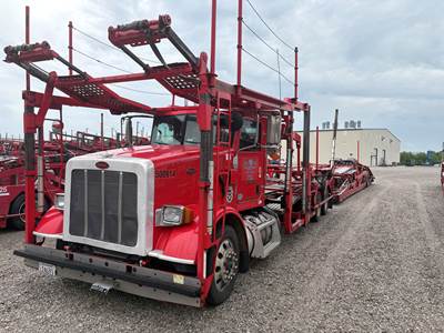 2017 Peterbilt 365 Car Carrier Truck - Cottrell Quickloader