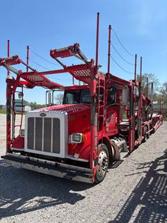 2017 Peterbilt 365 Car Carrier Truck - Cottrell Quickloader