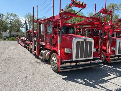 2021 Peterbilt 365 Car Carrier Truck - Cottrell Quickloader