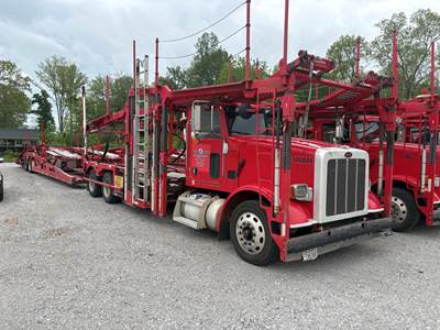 2017 Peterbilt 365 Car Carrier Truck - Cottrell Quickloader