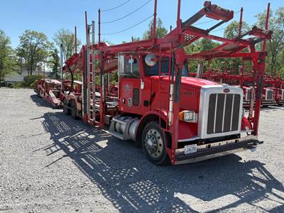 2017 Peterbilt 365 Car Carrier Truck - Cottrell Quickloader