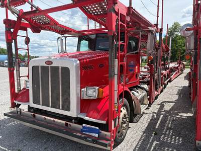 2017 Peterbilt 365 Car Carrier Truck - Cottrell Quickloader