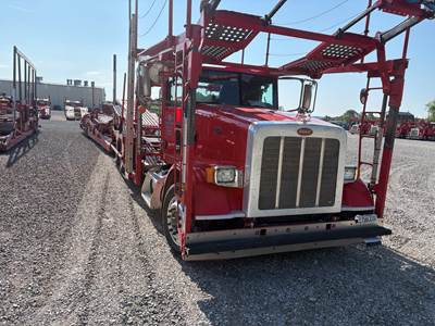 2017 Peterbilt 365 Car Carrier Truck - Cottrell Quickloader