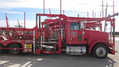 2017 Peterbilt 365 Car Carrier Truck - Cottrell Quickloader