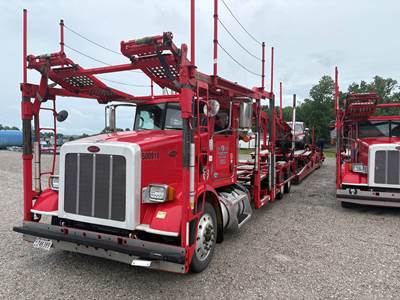 2017 Peterbilt 365 Car Carrier Truck - Cottrell Quickloader