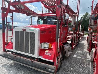 2017 Peterbilt 365 Car Carrier Truck - Cottrell Quickloader