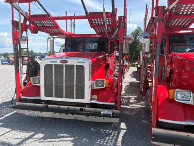 2017 Peterbilt 365 Car Carrier Truck - Cottrell Quickloader