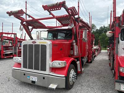 2016 Peterbilt 389 Car Carrier Truck - Cottrell Quickloader