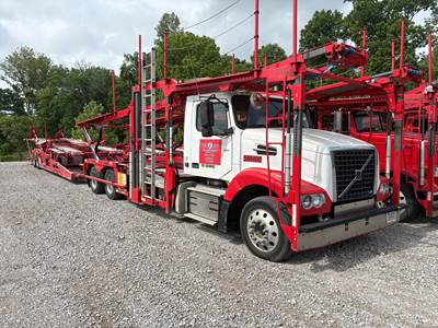 2019 Volvo VAH Car Carrier Truck - Cottrell Quickloader