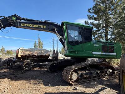 2014 John Deere 2154D Logging Processor W/Waratah 622B Head