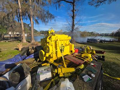 Complete working Caterpillar 3306C Engine