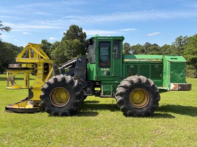 2014 John Deere 843K Wheel Feller Buncher - FD55 Disc Saw - $41,500