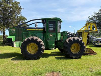 2021 John Deere 843L II Wheel Feller Buncher - FD55 Disc Saw - $108,000