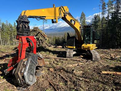 2021 Caterpillar FM538 Logging Processor - Satco SAT323T Processor