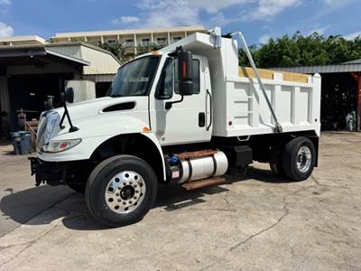 2019 International DuraStar 4300 Dump Truck - NEW 10 ft Dump Body - Electric Tarp - Non-CDL 26k GVWR