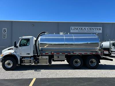 2027 Peterbilt 548 NEW 4,000 gallon aluminum vacuum tank, NEW NVE 4310